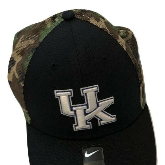 NWT Kentucky Wildcats Nike Dri-Fit Camo Hook Hat - Picture 2 of 3